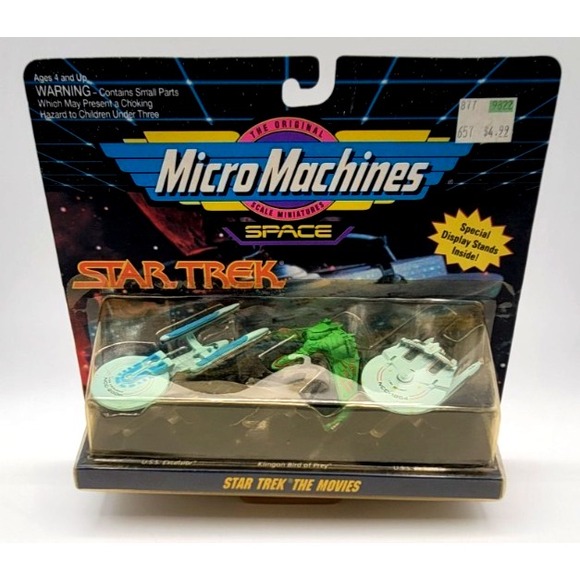 Micro Machines SPACE STAR TREK #2 STAR TREK‎ THE MOVIES 1993 Galoob SEALED NEW